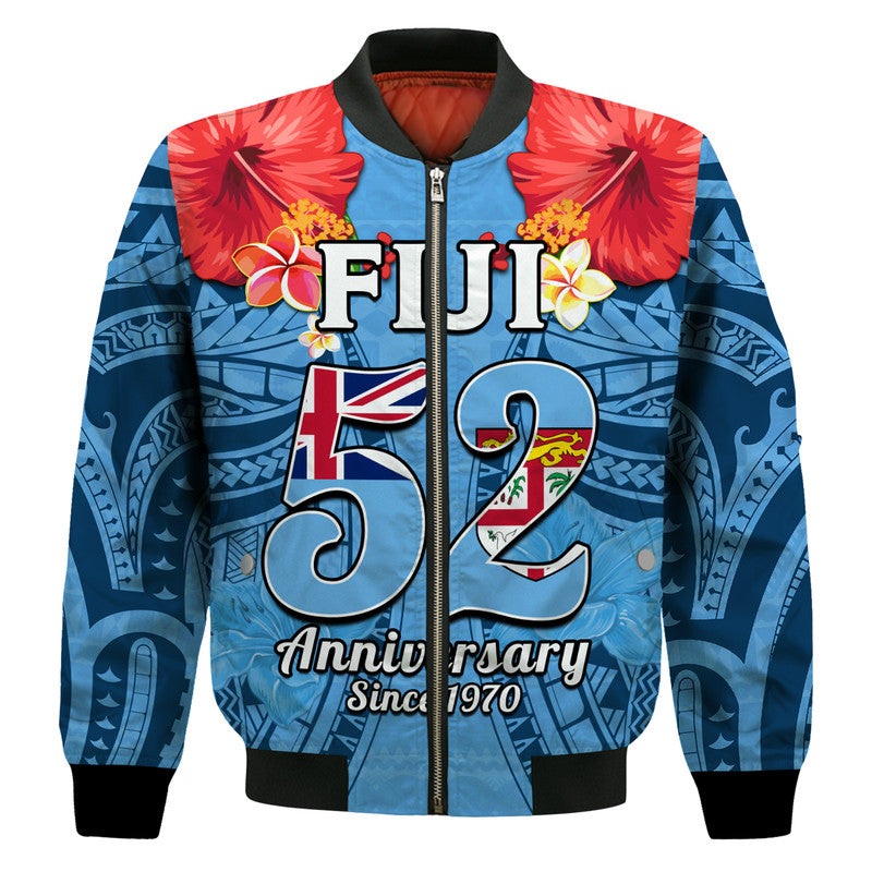 Fiji 1970 Bomber Jacket Happy 52 Years Independence Anniversary - Wonder Print Shop