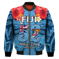 Fiji 1970 Bomber Jacket Happy 52 Years Independence Anniversary - Wonder Print Shop