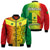 Senegal Bomber Jacket Lion With Senegal Map Reggae Style - Wonder Print Shop