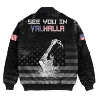 Viking American Viking See You In Valhalla Bomber Jacket RLT12 - Wonder Print Shop