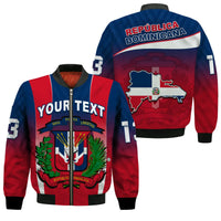 (Custom Personalised) Dominican Republic Bomber Jacket Dominicana Style Sporty LT13 - Wonder Print Shop
