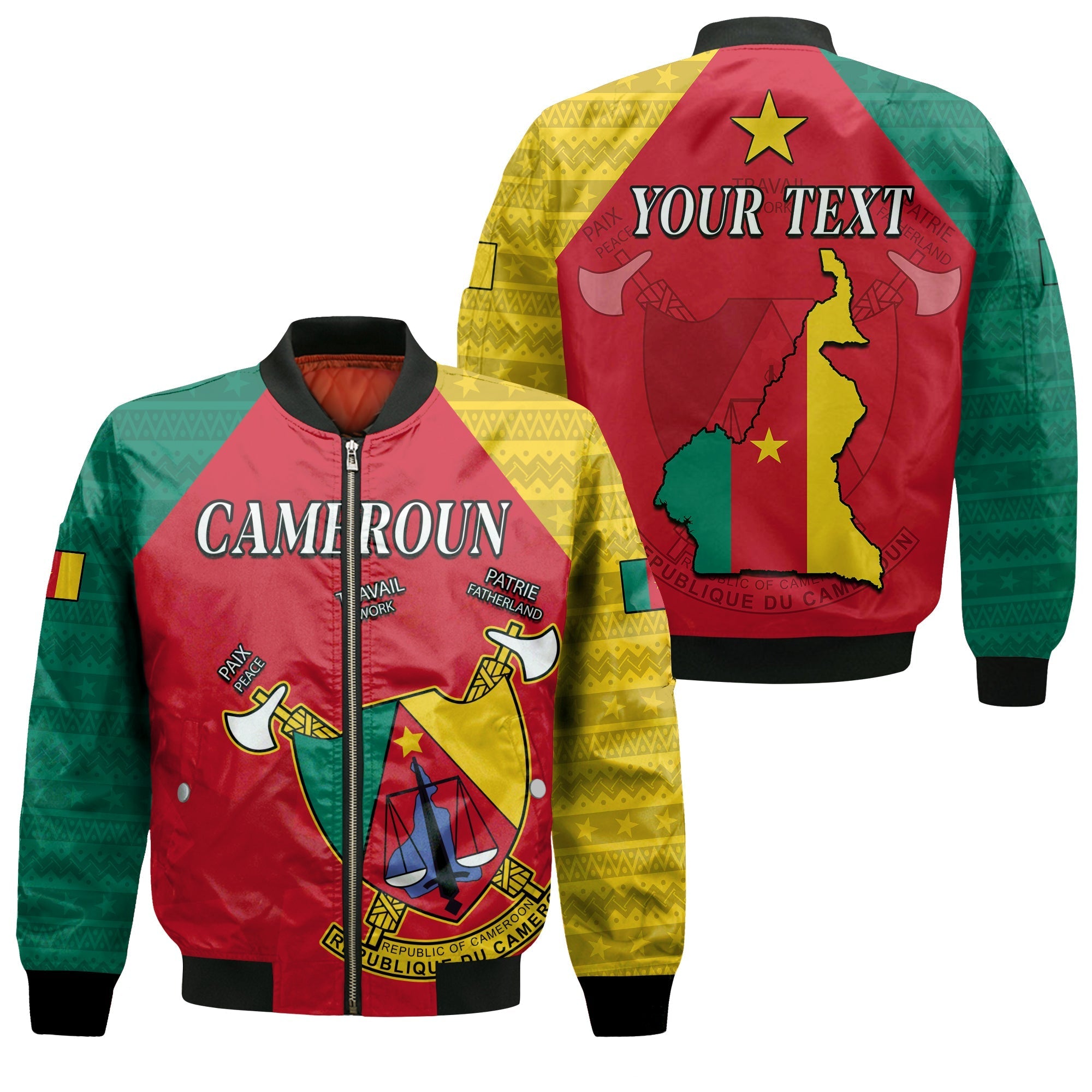(Custom Personalised) Cameroon Baseball Jersey Independence Day Cameroonians Pattern Ver.01 LT13 - Wonder Print Shop