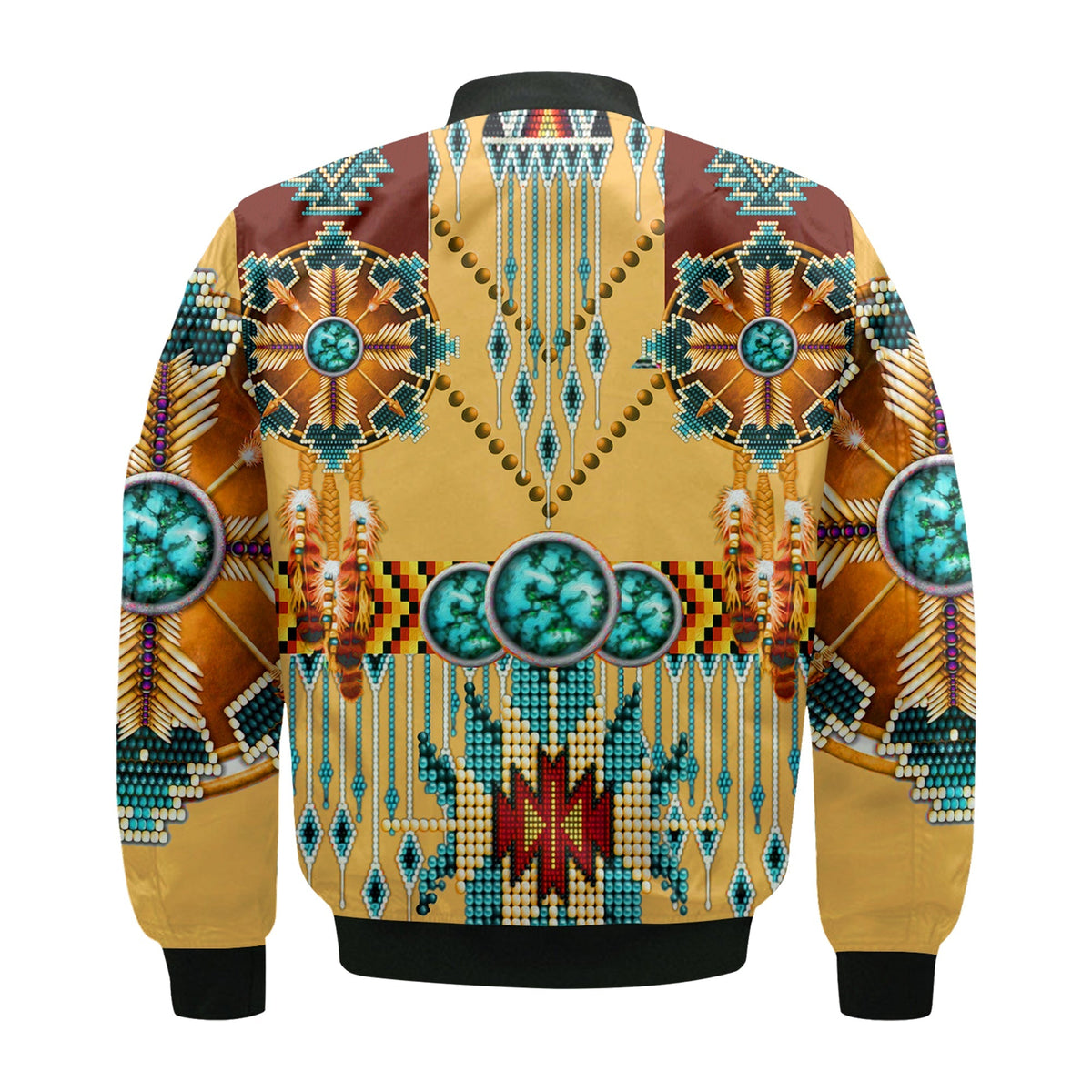 Native American Bomber Jacket Dream Catchers Indigenous LT13 - Wonder Print Shop