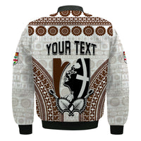 Custom Personalised Fiji Rugby Bati Bomber Jacket Proud Tapa Pattern LT13 - Wonder Print Shop