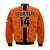 (Custom Text And Number) Netherlands Football Bomber Jacket Holland World Cup 2022 - Wonder Print Shop