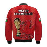 Wales Football Bomber Jacket Cymru Champions World Cup 2022 - Wonder Print Shop
