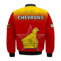 Zimbabwe Cricket Bomber Jacket The Chevrons ODI Style - Wonder Print Shop