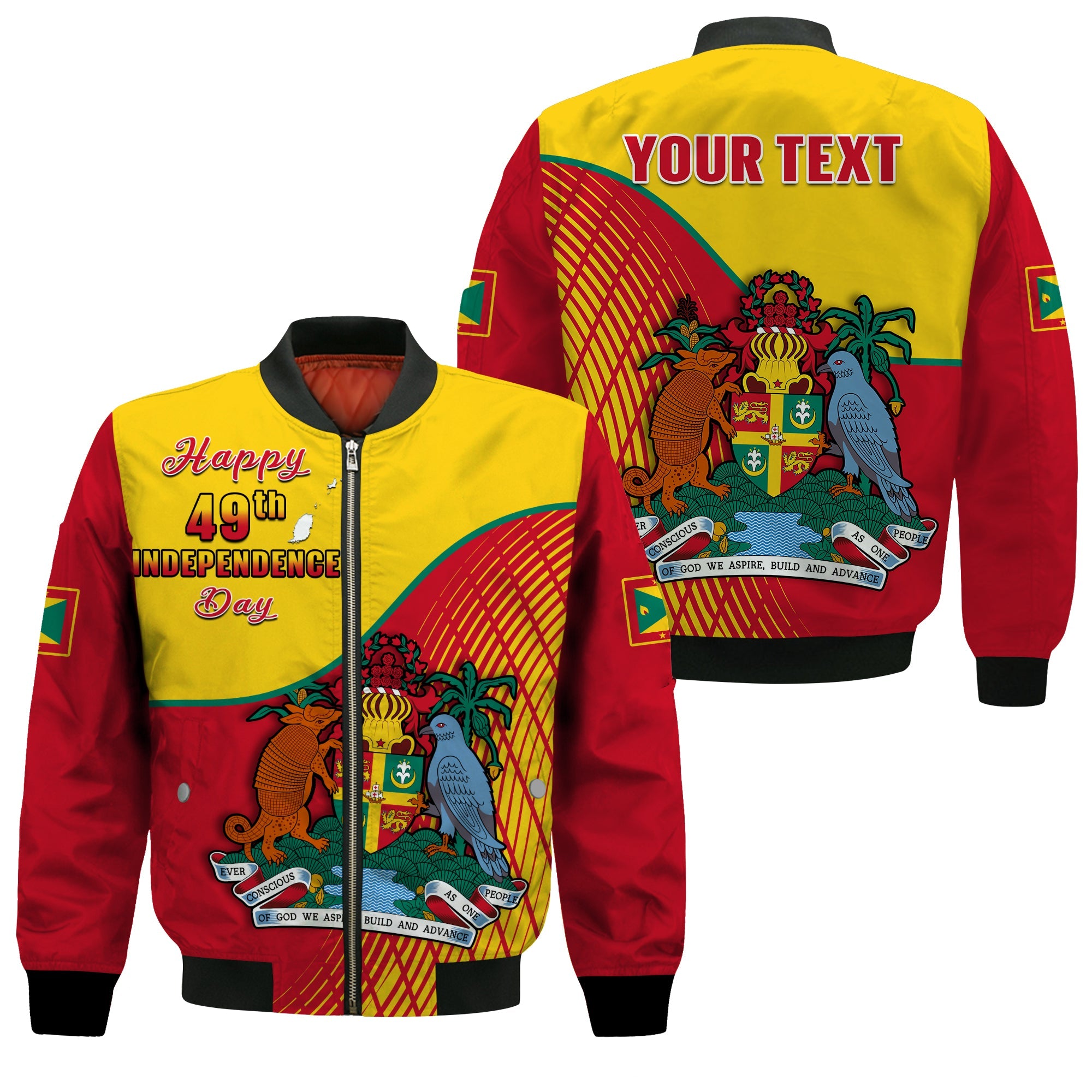 custom-personalised-grenada-bomber-jacket-coat-of-arms-happy-49th-independence-day