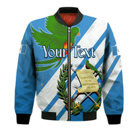 (Custom Personalised) Guatemala Bomber Jacket Resplendent Quetzal Gorgeous LT13 - Wonder Print Shop