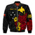 Custom Personalised Papua New Guinea Anniversary Bomber Jacket 47th Independence Day Since 1975 LT13 - Wonder Print Shop