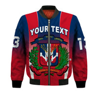 (Custom Personalised) Dominican Republic Bomber Jacket Dominicana Style Sporty LT13 - Wonder Print Shop