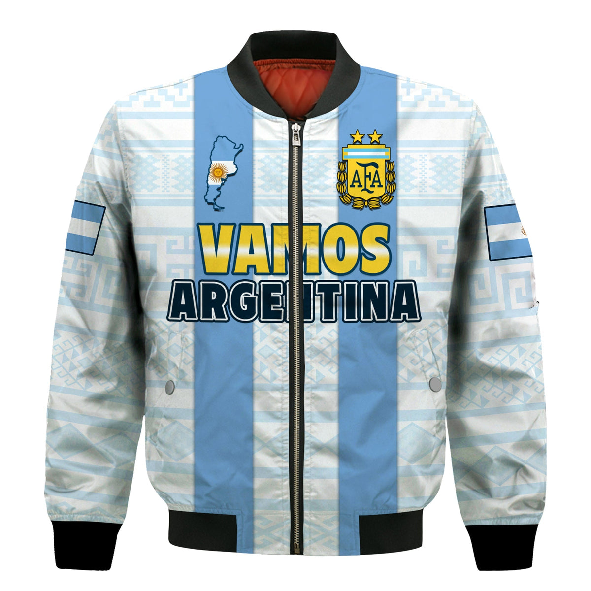 Argentina Football 2022 Bomber Jacket Vamos La Albiceleste - Wonder Print Shop