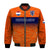 (Custom Text And Number) Netherlands Football Bomber Jacket Holland World Cup 2022 - Wonder Print Shop