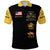 Custom Buffalo Soldiers Motorcycle Club Polo Shirt BSMC Original Style Black Gold LT8 - Wonder Print Shop
