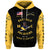 Custom Buffalo Soldiers Motorcycle Club Hoodie BSMC Simple Style Black Gold LT8 - Wonder Print Shop