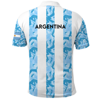 Argentina Polo Shirt Football 2022 LT2 - Wonder Print Shop