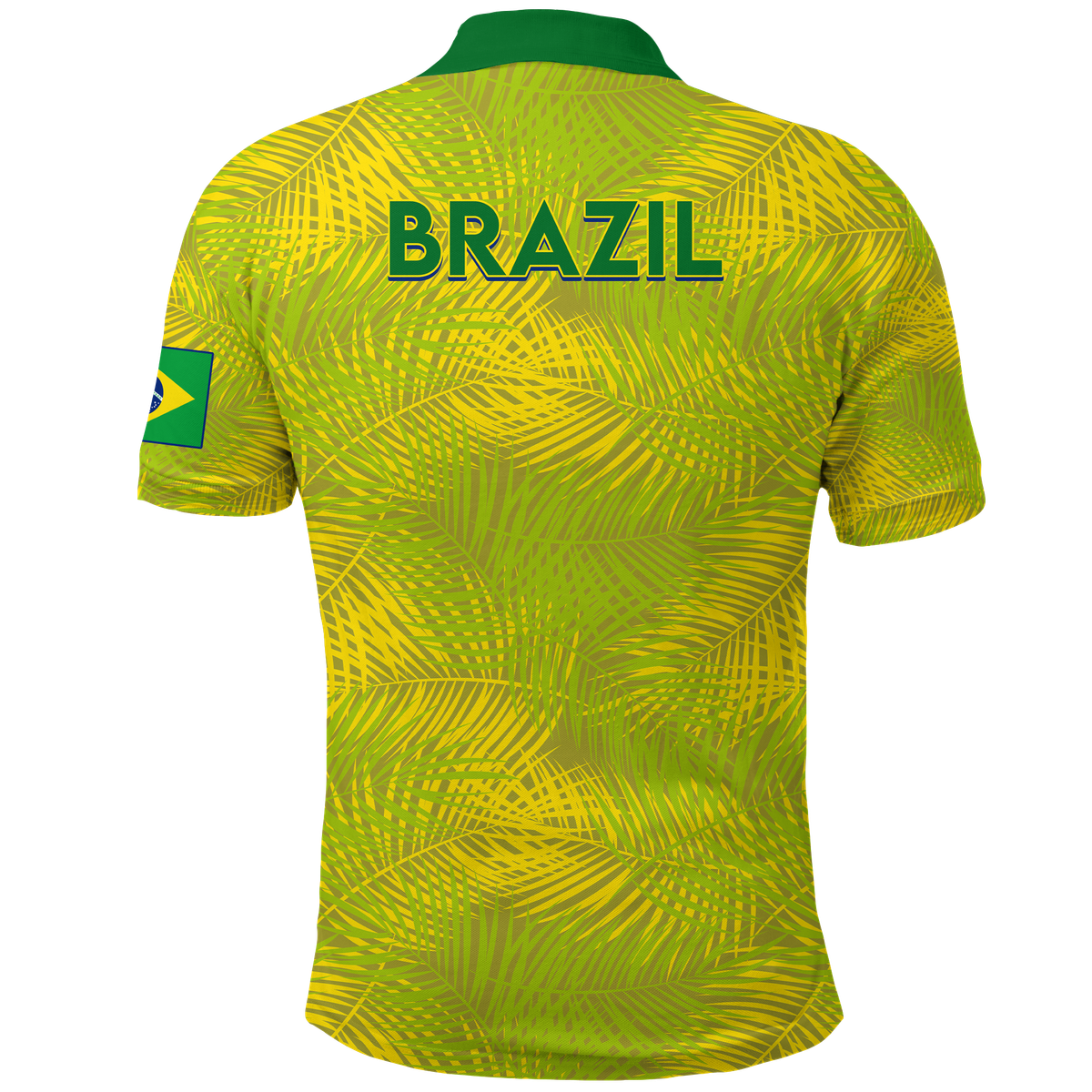 Brazil Polo Shirt Football 2022 LT2 - Wonder Print Shop