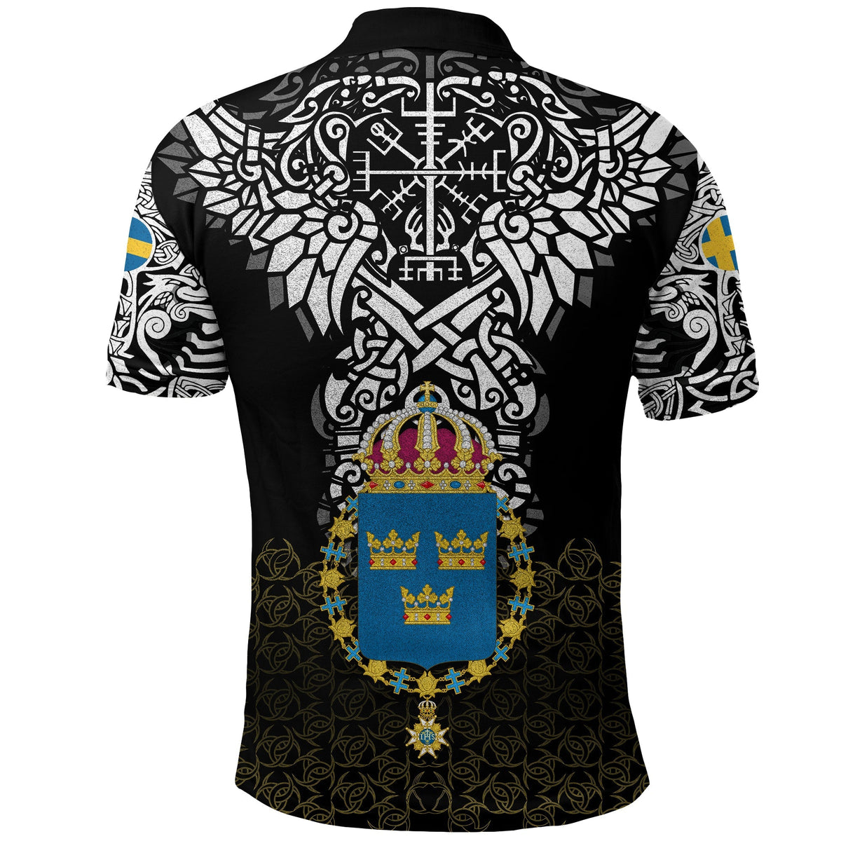 Viking Polo Shirt Sweden Viking Symbol RLT12 - Wonder Print Shop