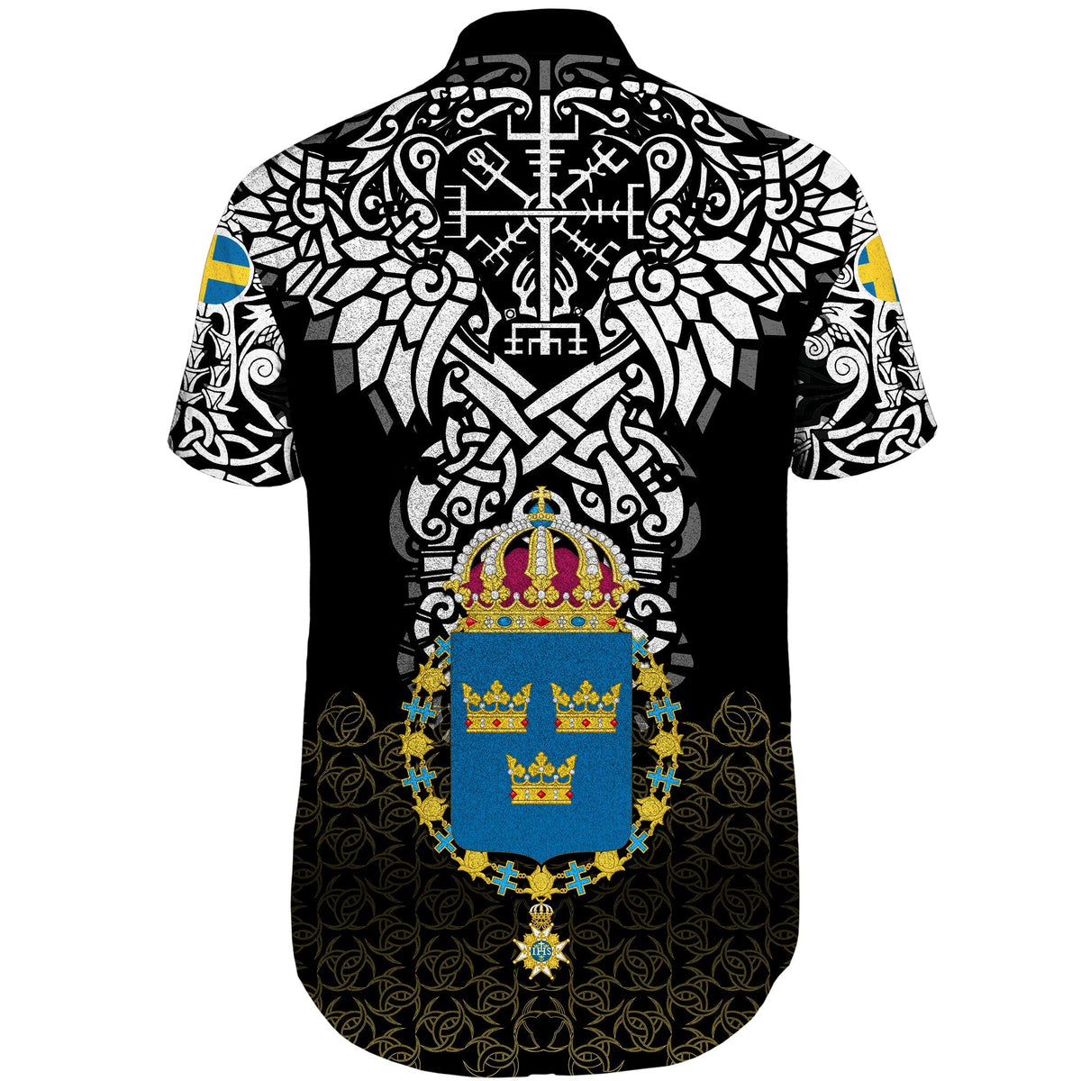 viking-shorts-sleeve-shirt-sweden-viking-symbol