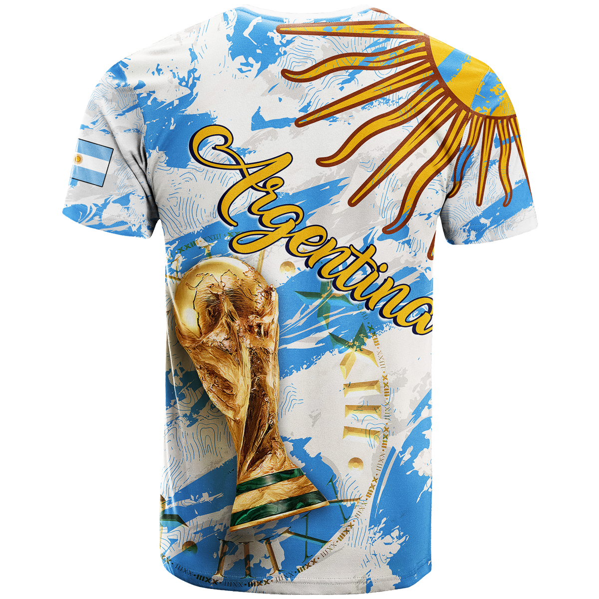 Argentina T Shirt Football 2022 LT2 - Wonder Print Shop