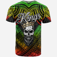 Custom Hawaii T Shirt The Kings Of Maui With Hawaiian Reggage Tribal Patterns T Shirt LT10 - Wonder Print Shop