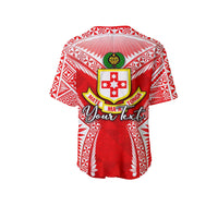 (Custom Personalised) Kolisi Tonga Baseball Jersey Red Style LT6 - Wonder Print Shop