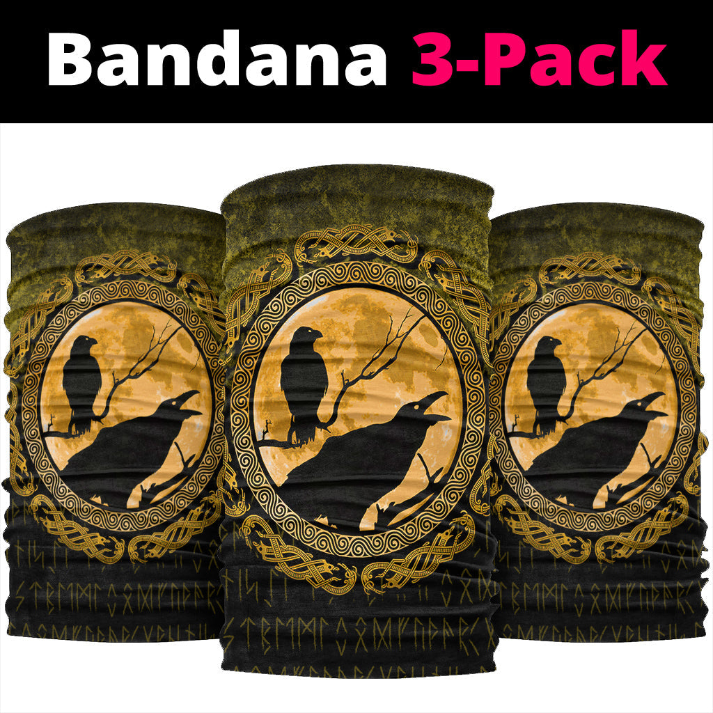 viking-bandana-vikings-huginn-muninn-odin-ravens-gold-version-bandana