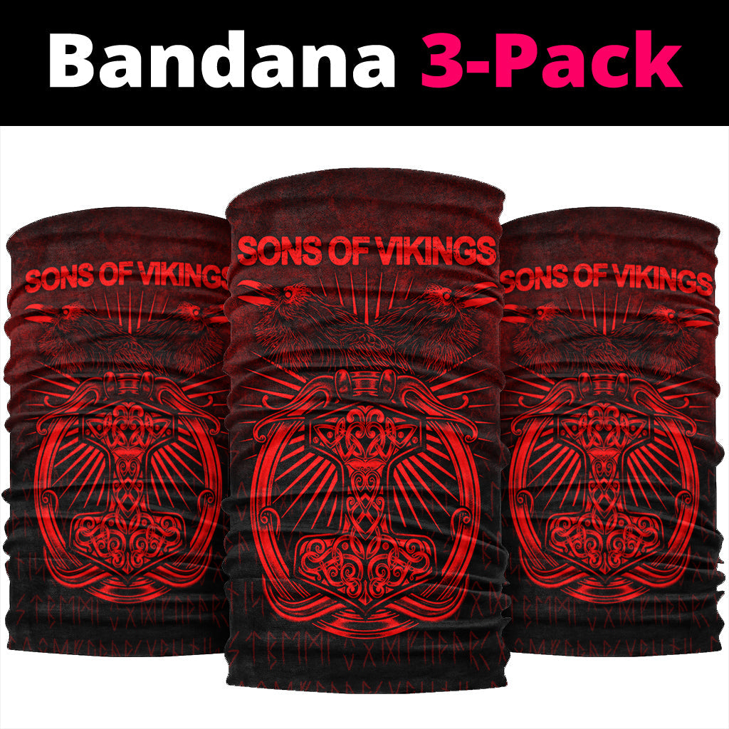 viking-bandana-vikings-ravens-mjolnir-red-version-bandana