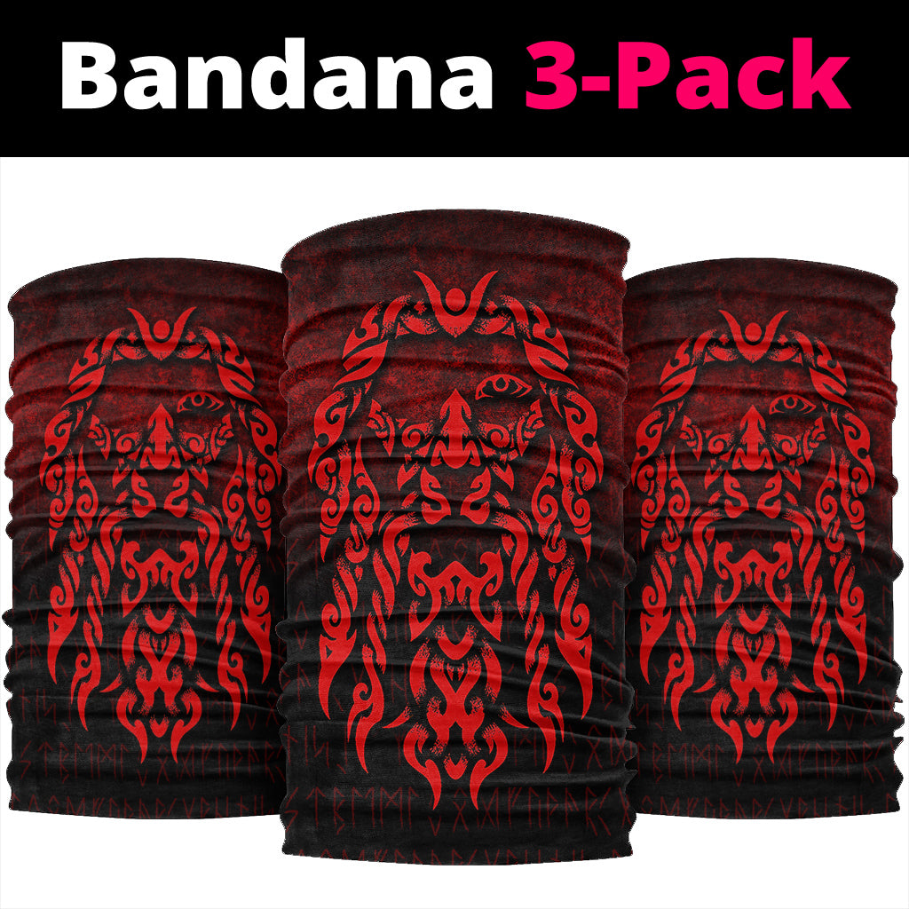 viking-bandana-viking-god-odin-allfather-in-asgard-raven-god-red-version-bandana