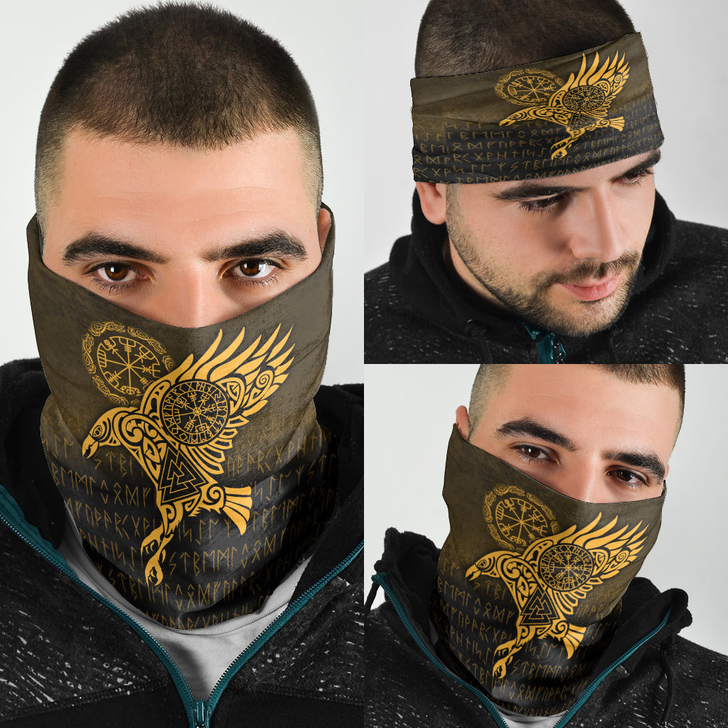 viking-bandana-raven-vegvisir-tattoo-gold-version-bandana