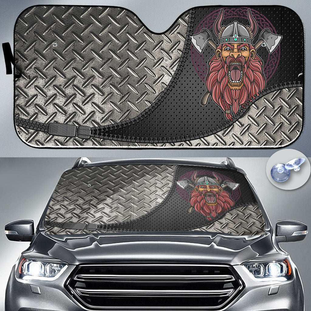 viking-auto-sun-shades-barbarian-head-with-cross-axe-auto-sun-shades