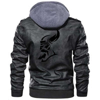 Viking Clothing Viking Barbarian Icon Zipper Leather Jacket RLT12 - Wonder Print Shop