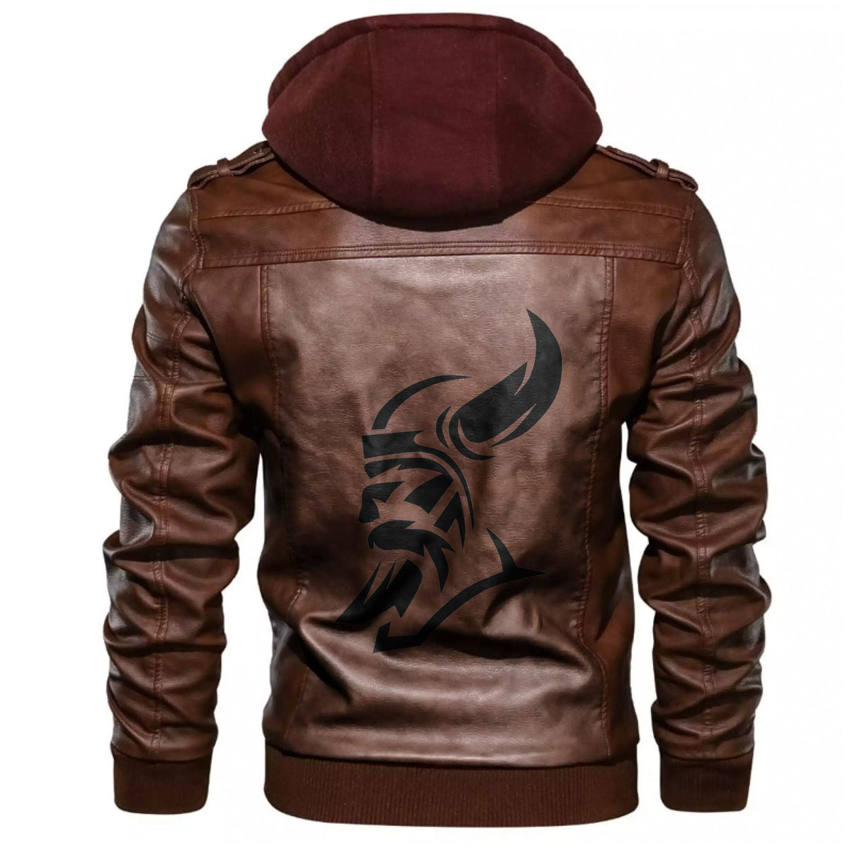 Viking Barbarian Icon Leather Jacket RLT12 - Wonder Print Shop