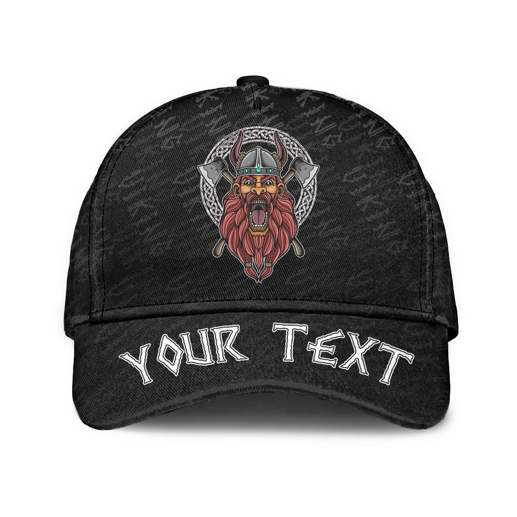viking-classic-cap-custom-barbarian-head-with-cross-axe-classic-cap