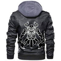 Viking Barbarian Knight Leather Jacket RLT12 - Wonder Print Shop