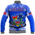 Toa Samoa Polynesian Rugby Baseball Jacket Samoan Flag Blue Color LT9 - Wonder Print Shop