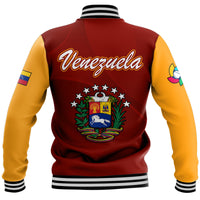 Venezuela Baseball 2023 Baseball Jacket Venezuela Coat Of Arms LT9 - Wonder Print Shop