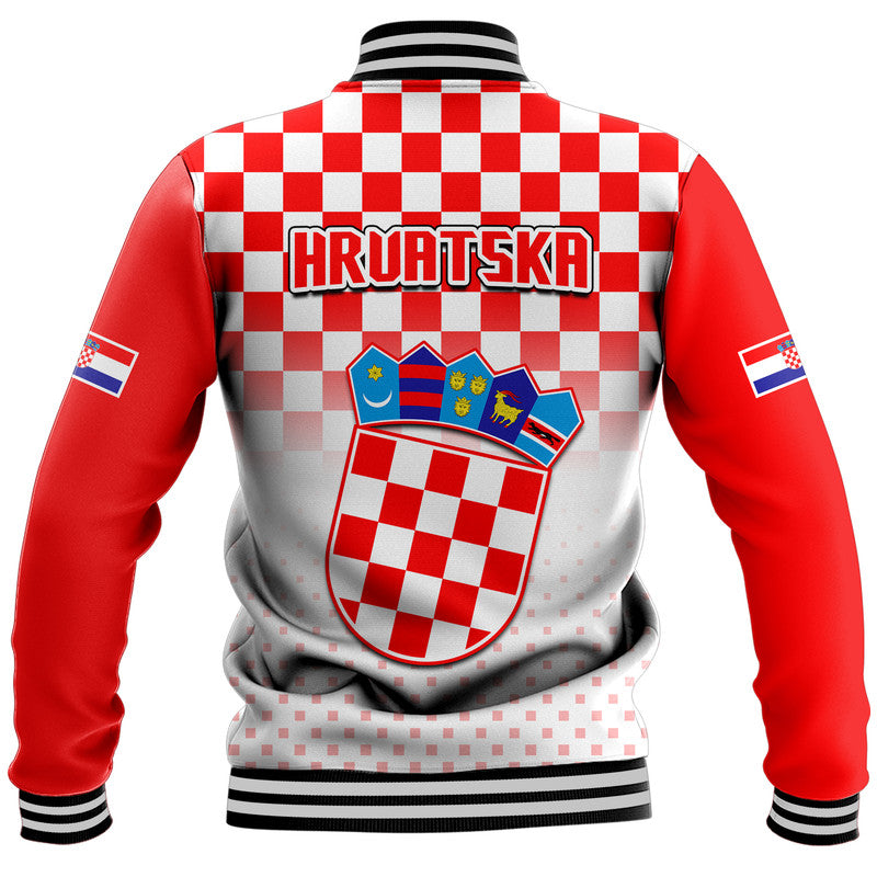 Croatia Hrvatska Football World Cup Vibe Baseball Jacket LT9 - Wonder Print Shop
