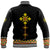Ethiopia Cross Baseball Jacket Geometric Ethnic LT9 - Wonder Print Shop