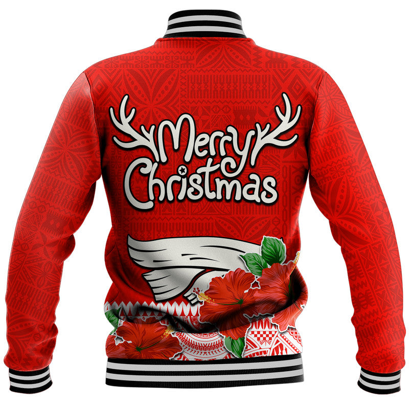 Hawaii Hibiscus Flower Mele Kalikimaka Baseball Jacket LT9 - Wonder Print Shop