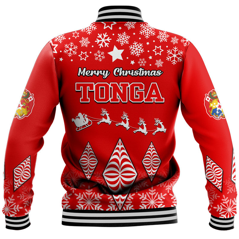 Tonga Kupesi Ngatu Merry Christmas Baseball Jacket LT9 - Wonder Print Shop