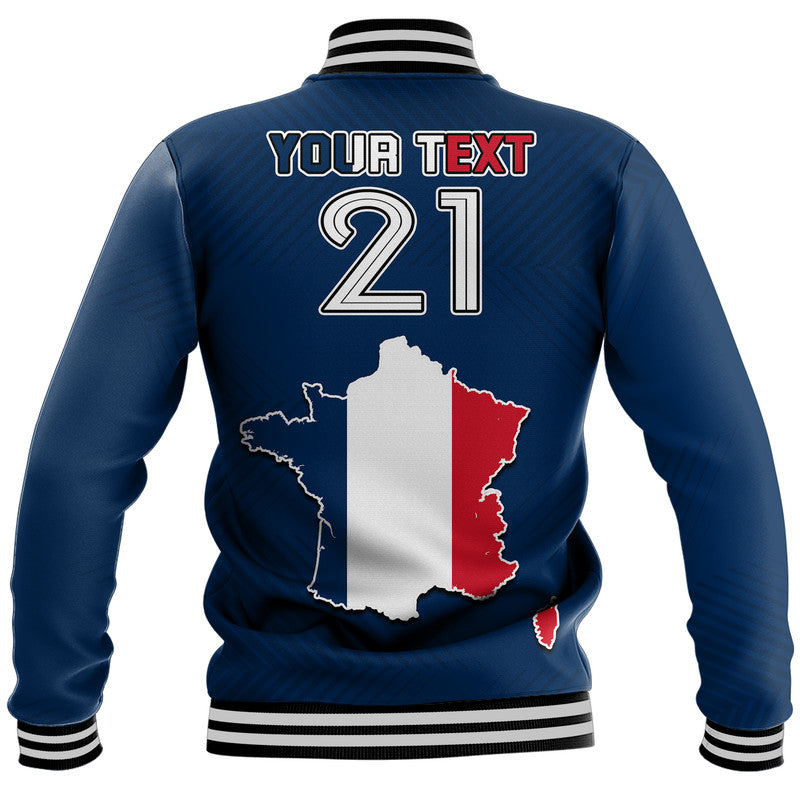 (Custom Personalised) France Rooster Les Bleus Football Baseball Jacket LT9 - Wonder Print Shop