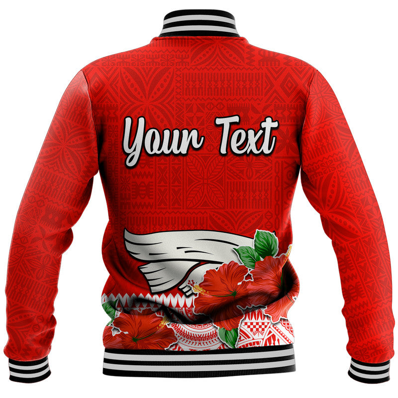 (Custom Personalised) Hawaii Hibiscus Flower Mele Kalikimaka Baseball Jacket LT9 - Wonder Print Shop
