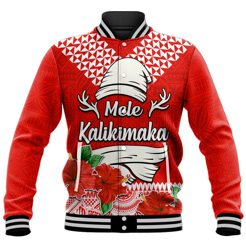 Hawaii Hibiscus Flower Mele Kalikimaka Baseball Jacket LT9 - Wonder Print Shop