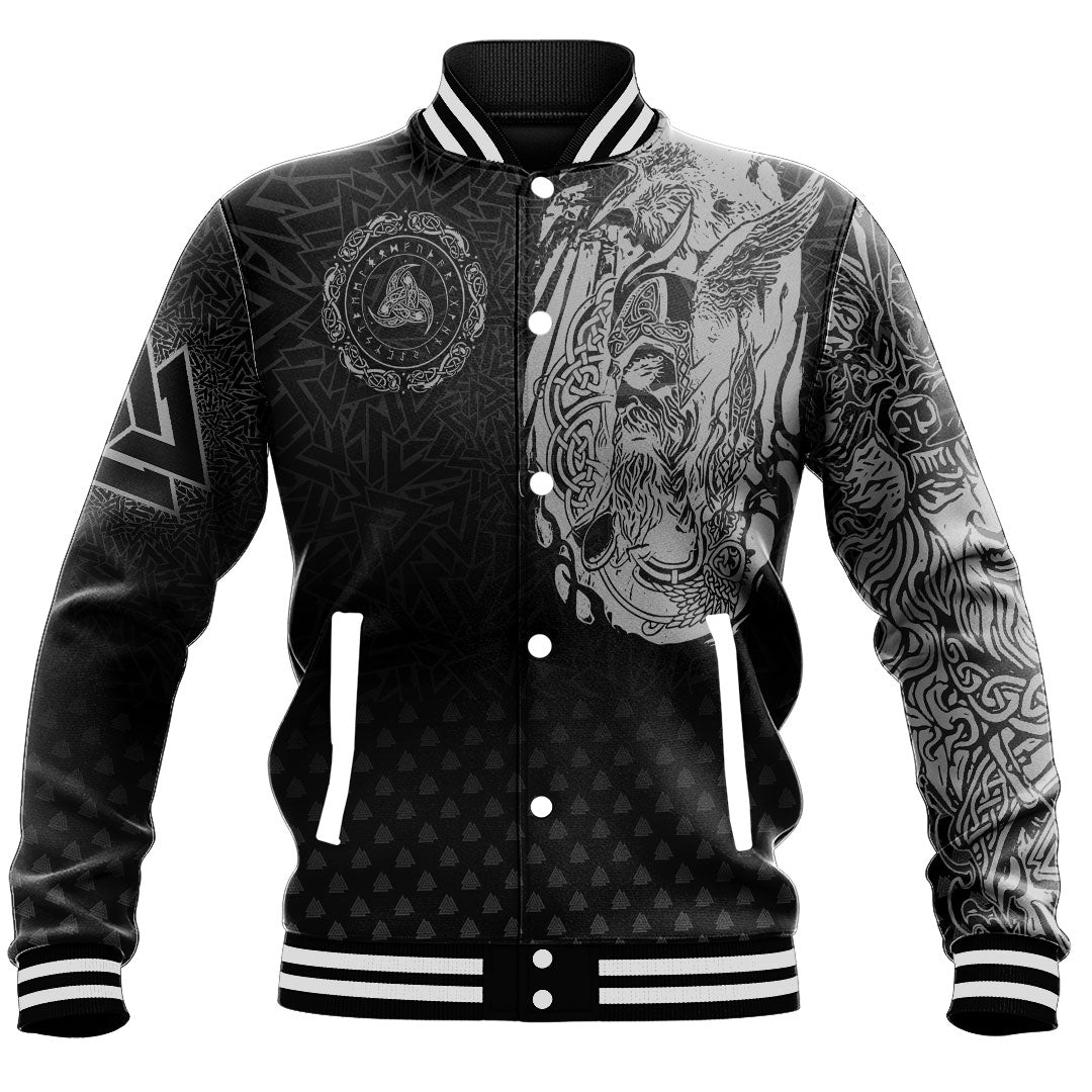Viking Clothing Viking Odin Raven Tattoo Style Special Version Baseball Jackets RLT12 - Wonder Print Shop