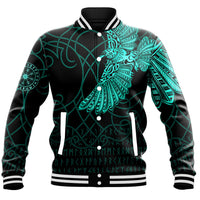Viking Clothing Viking Odins Raven Tattoo Cyan Version Baseball Jackets RLT12 - Wonder Print Shop