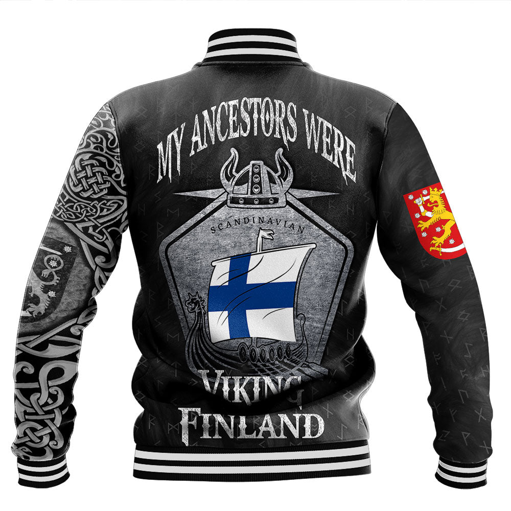 Viking Clothing Viking Finland Drakkar Baseball Jacket RLT12 - Wonder Print Shop