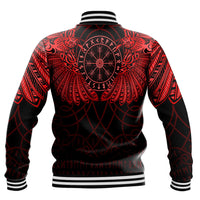 Viking Clothing Viking Odin's Celtic Two Ravens Red Version Baseball Jackets RLT12 - Wonder Print Shop