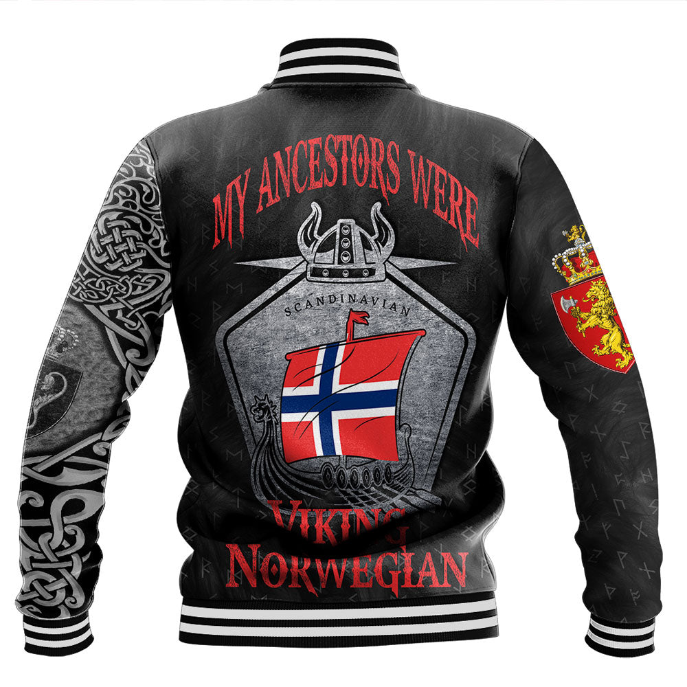 Viking Clothing Viking Norway Drakkar Baseball Jacket RLT12 - Wonder Print Shop