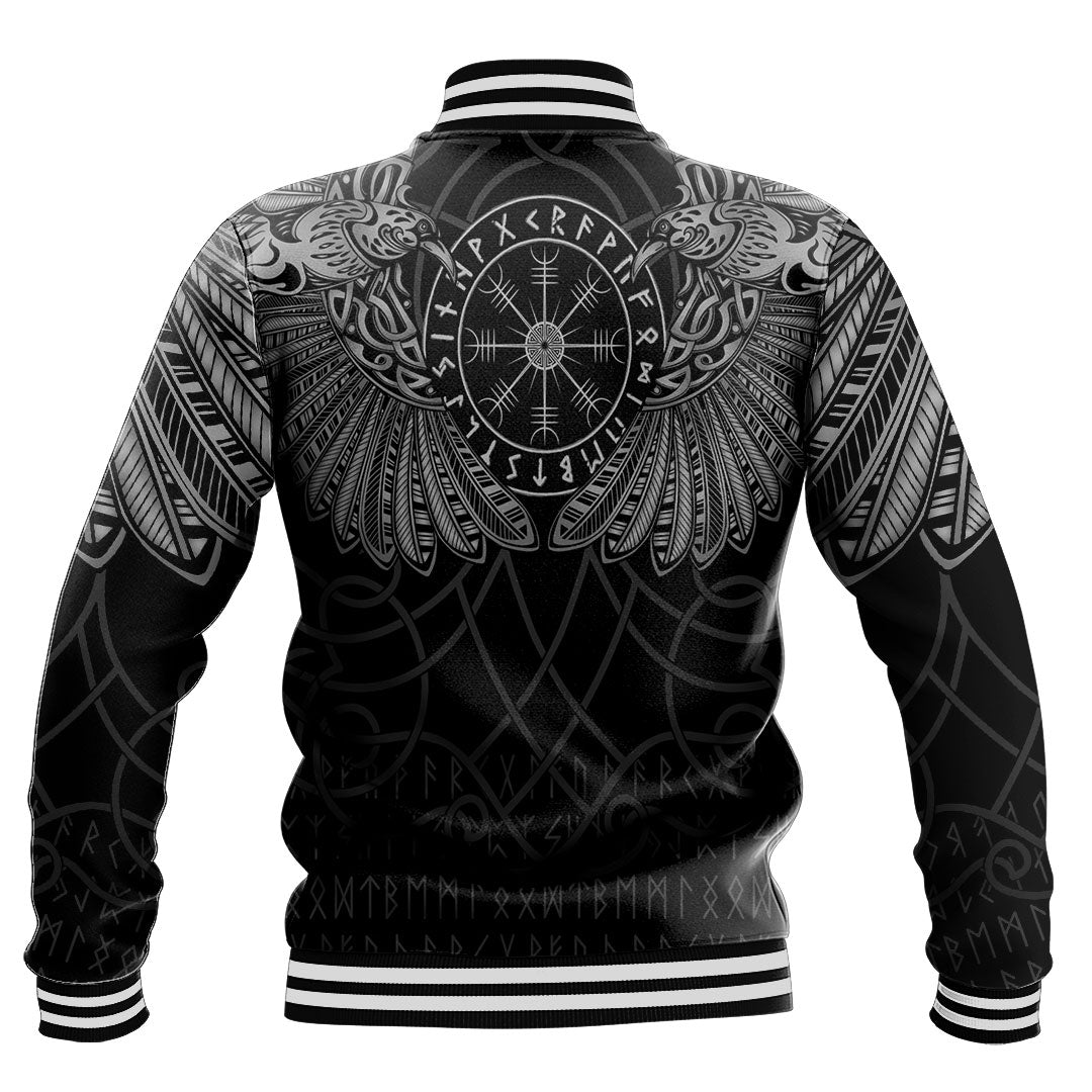 Viking Clothing Viking Odin's Celtic Two Ravens Special Version Baseball Jackets RLT12 - Wonder Print Shop